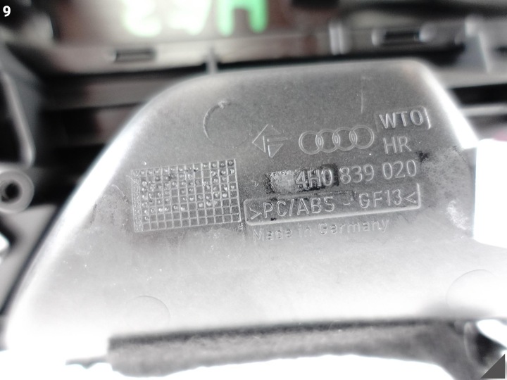 фото №10, Audi a8 s8 4h0 4h4 d4 13-17 длинный молдинг dekor дверь правая зад ручка gq2