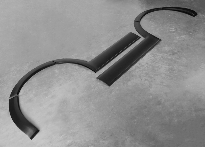 фото №13, Расширители колёсная арка планки дверь vw t6 2015+ short