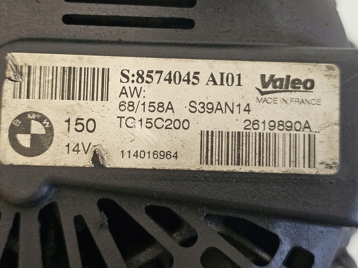 фото №8, Avensis auris 1.6 d4d n47c16a 112km 13r генератор 8574045 tg15c200