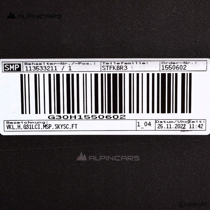 фото №6, Bmw g31 lci m набір бампер зад skyscraper grau