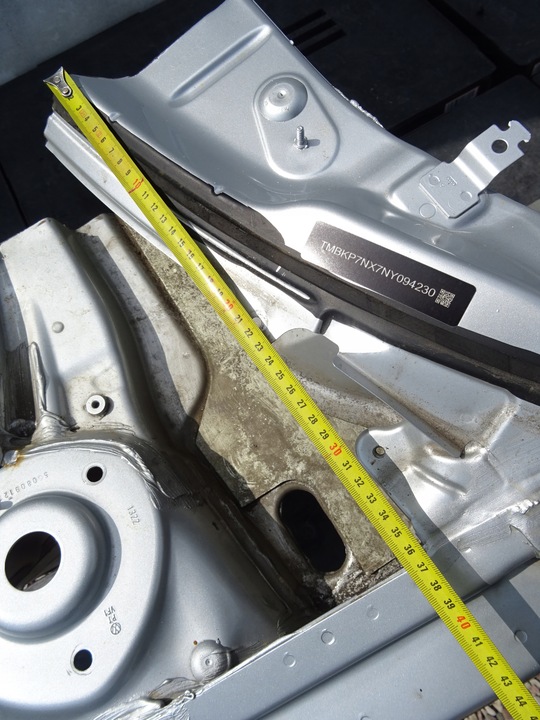 фото №9, Skoda octavia 4 iv универсал лонжерон четверть левый перед стойка пороги la7w