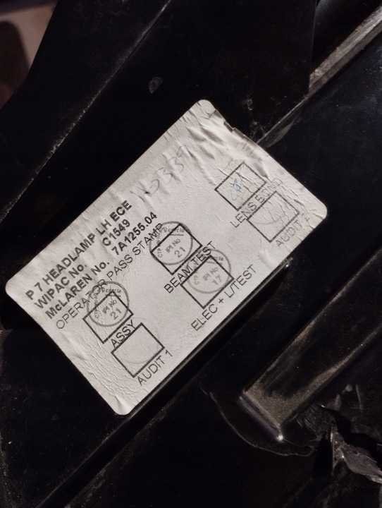 фото №10, Лампа передня mercedes mclaren slr a199