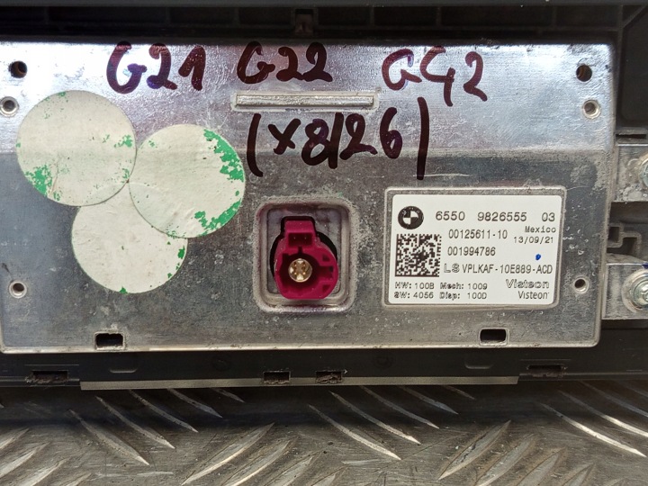фото №16, Bmw (oem) 9826555 3' g20 g21 4' g26 монітор дисплей мультимедійної системи (екран, монітор) навігації