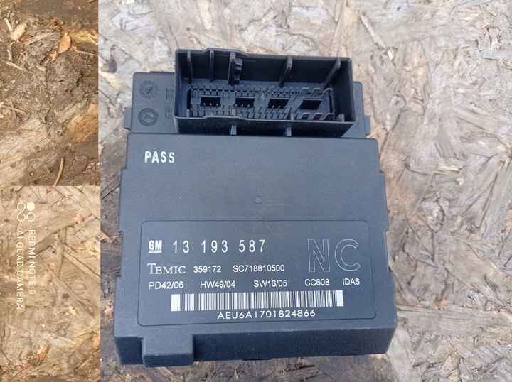 фото №1, Модуль комфорту opel vectra c 13193587nc