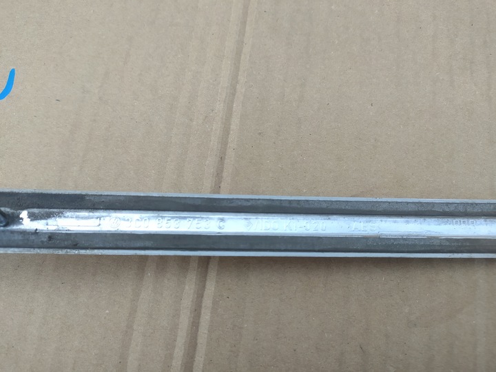 фото №3, Планка двері зад лівий хром vw passat b6 3c0 3c9