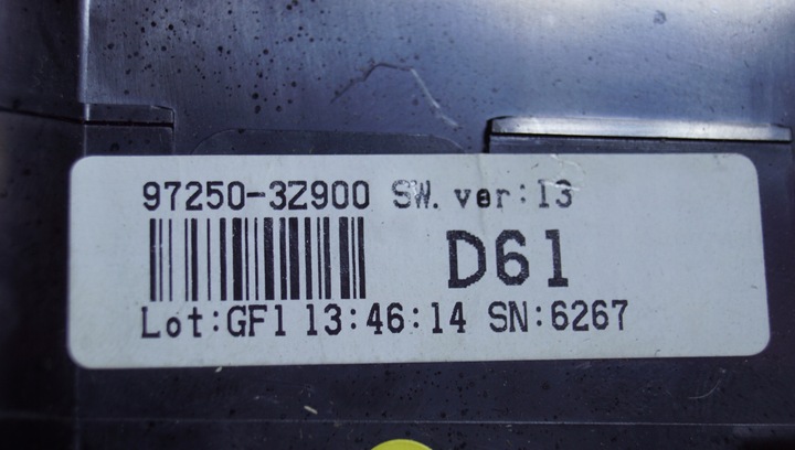 фото №10, Панель кондиционера hyundai i40 97250-3z900