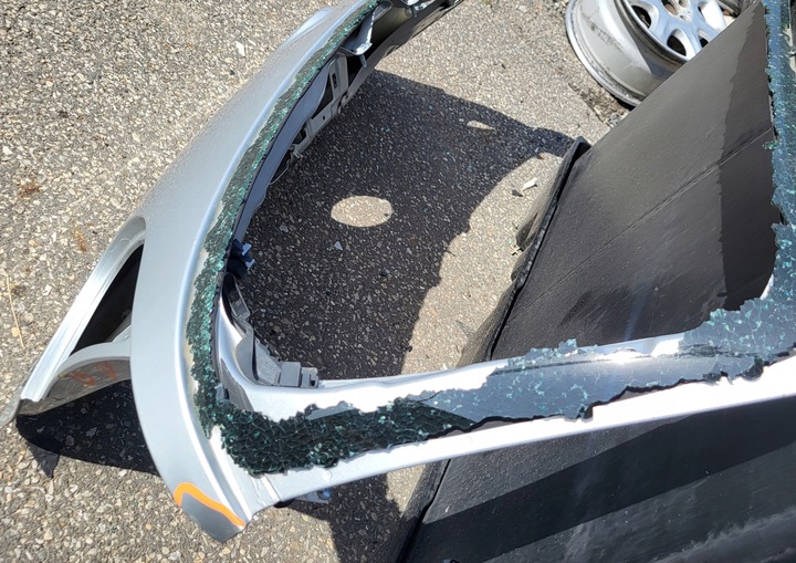 фото №7, Кришка задня багажника vw golf v 5 срібна оригінальний номер