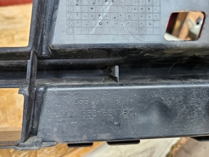 фото №13, Решітка хром решітка радіатора бампера vw tiguan ii рестайлінг 5na 5na853659