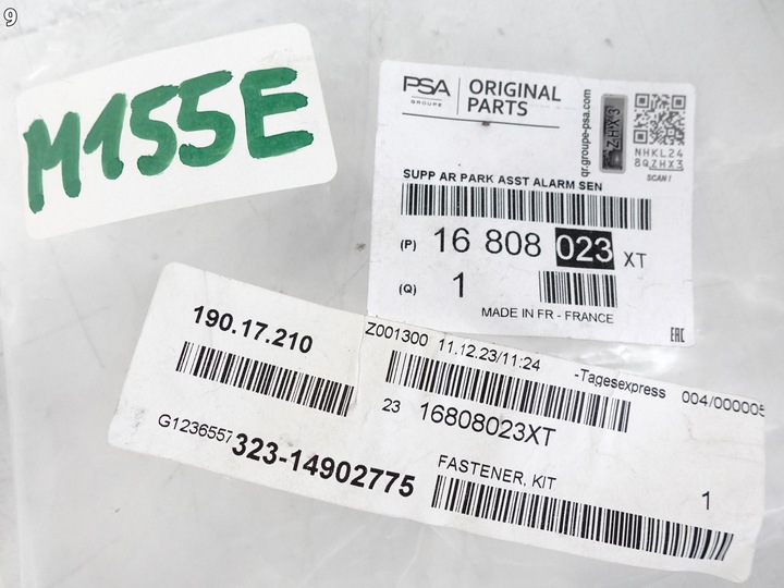 фото №10, Opel mokka b ii 20- кошик тримач датчик pdc бампер зад комплект 6 pdc