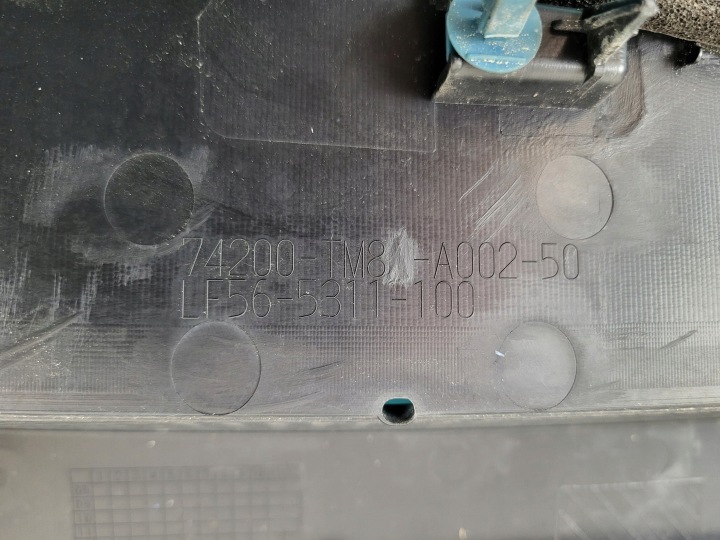 фото №8, Honda insight ii 10r панель под лобовым стеклом комплект европа 74200-tm8-a002-50