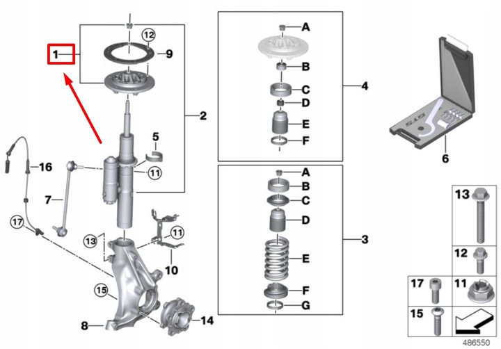 фото №1, Bmw 4 купе f82 left guide support 31308009871 8009871