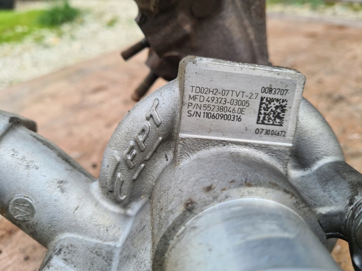 фото №6, Turbosprężarka fiat t-air 0,9t 49373-030050