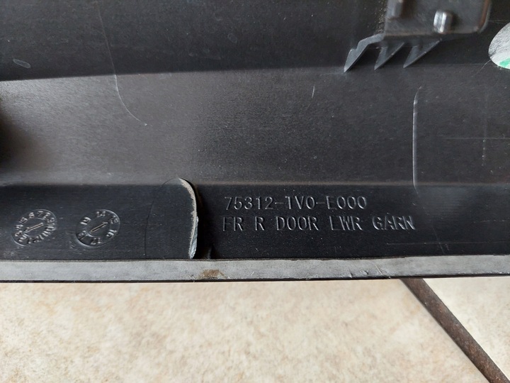 фото №12, Планка дверь - правые перед - honda civic ix - рестайлинг