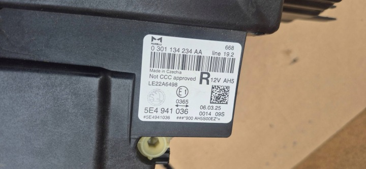 фото №11, Фара праве перед передня повний led skoda octavia iv рестайлінг 24- 5e4941036