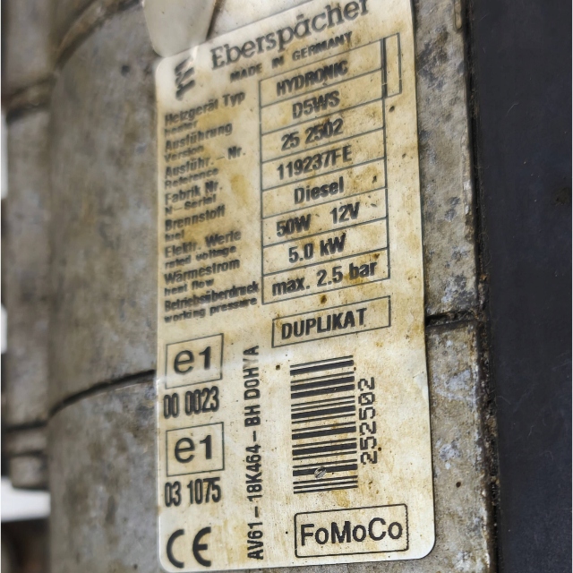 фото №10, 2012 ford focus c-max отопление стояночный вебасто av6118k463bg
