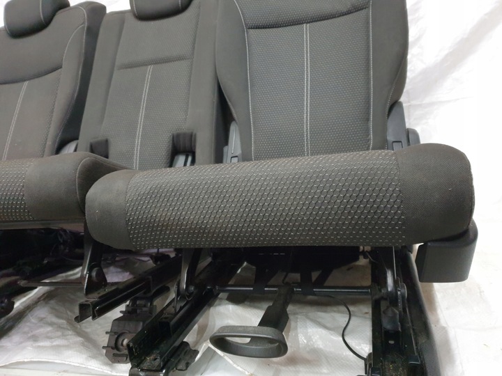 фото №7, Opel zafira c 11- диван сидіння задні 2 ii ряд лівий правий середній