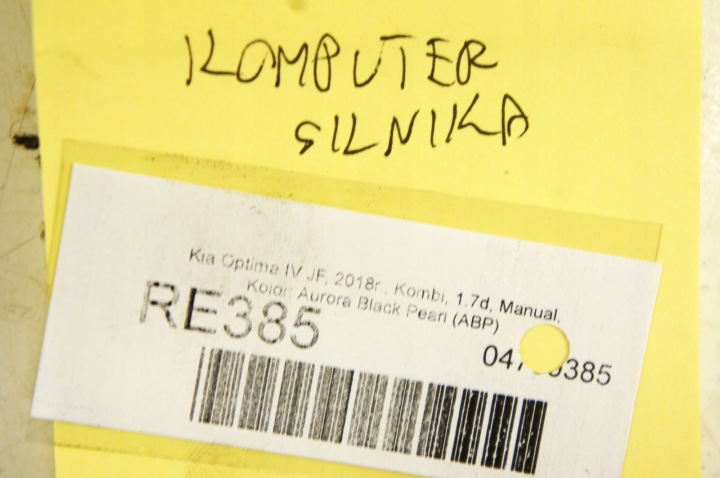 фото №7, Re385 kia optima iv jf 1.7d компютер двигуна 39160-2a940 0281033841 ar