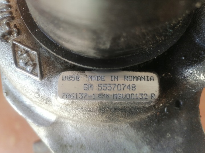 фото №5, Турбонагнітач 55570748 opel astra j 2.0 cdti