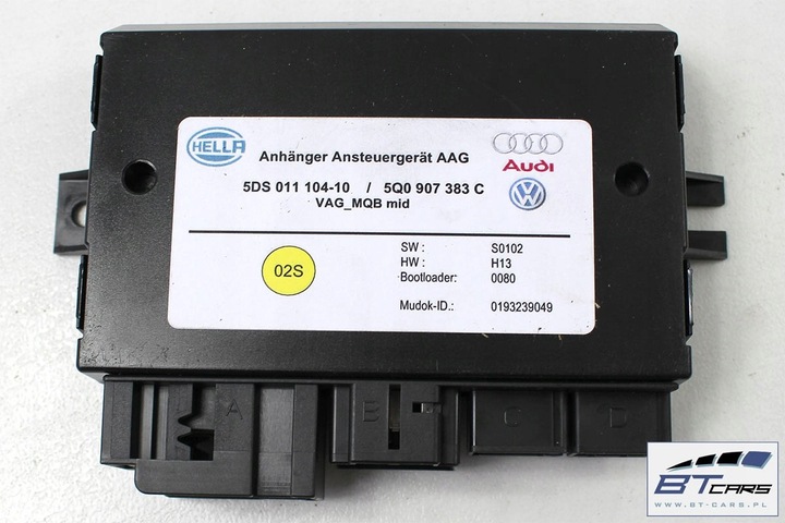 фото №13, Vw sportsvan балка задняя зад + hak буксировочный hak модуль блок управления 5q0907383