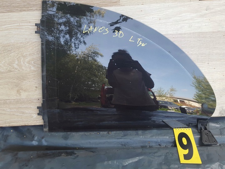 фото №1, Скло кузовна ліва задня лівий зад daewoo lanos 3d