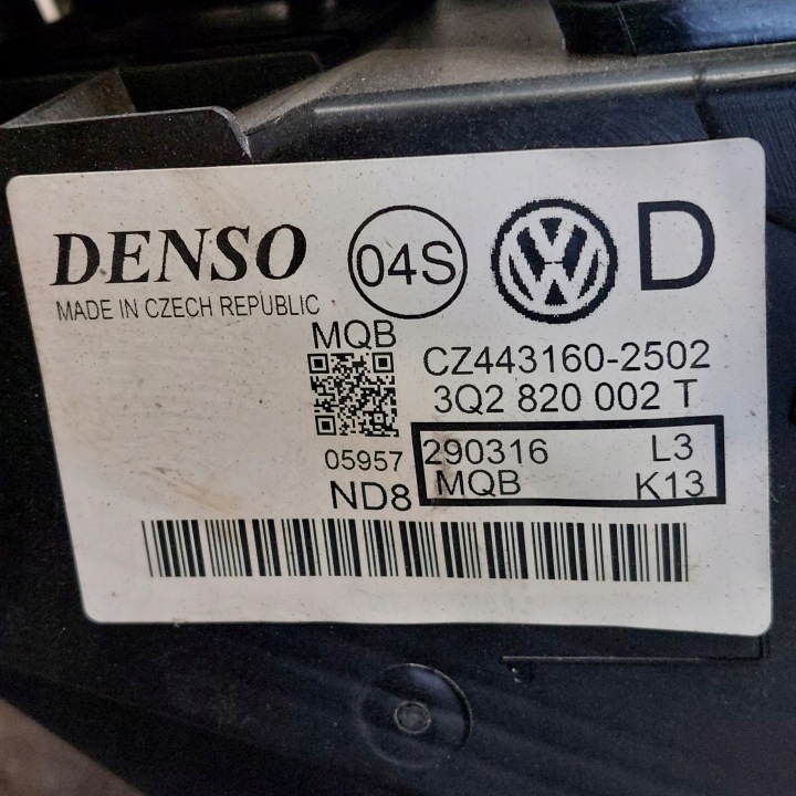 фото №6, Volkswagen passat b8 обігрівач змішувач комбайн denso 3q2820002t