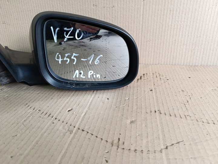 фото №13, Дзеркало volvo s60 v70 s80 ii iii 455-16 ліві 14pin праві 12pin