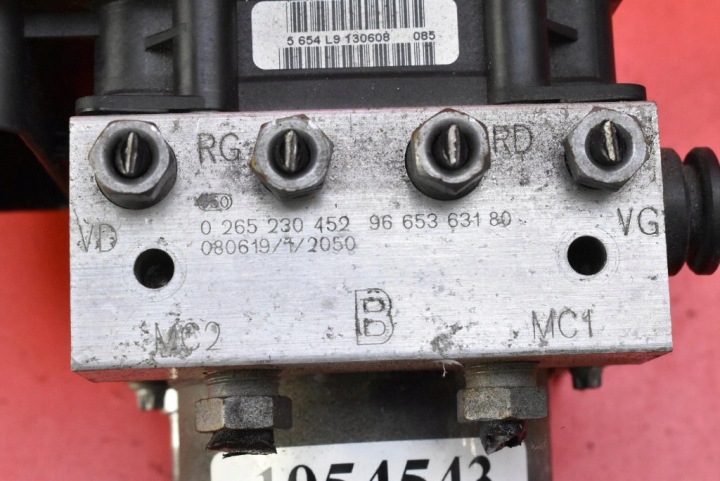 фото №7, Блок управления abs 9665363180 0265230452 peugeot 308 t7 1.6 vti 120 km 07-11