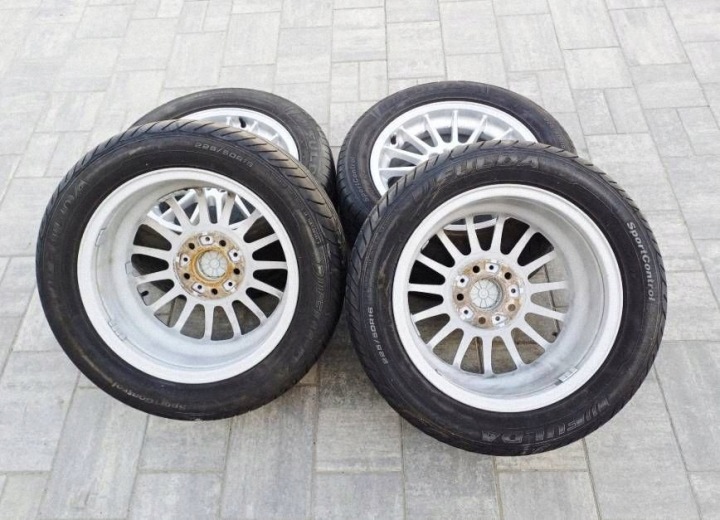 фото №13, Диски з шинами диски алюминий bmw e46 r16 5x120 et46 72.6 mm nr4