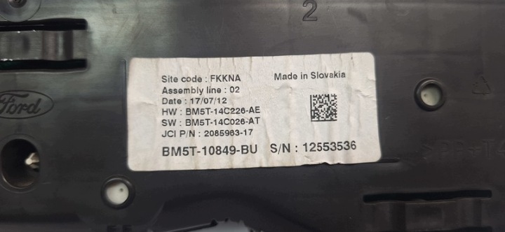 фото №10, Спидометр ford focus mk3 bm5t10849bu