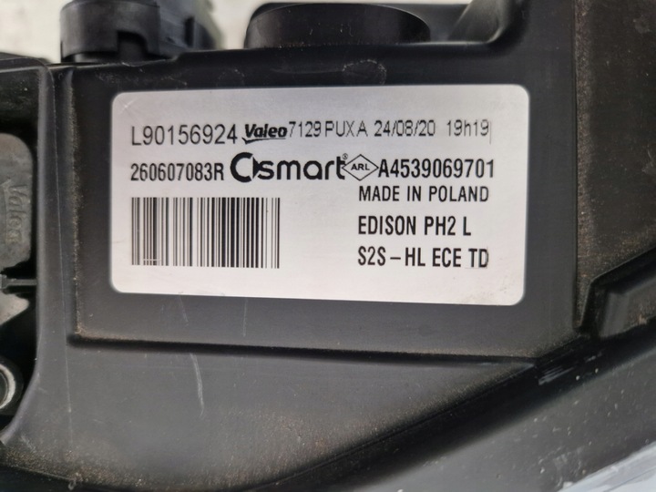 фото №6, Smart forfour fortwo a453 453 eq повний led лампа ліва 4539069701