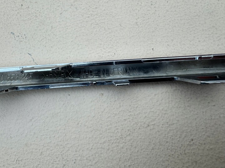 фото №13, Volkswagen passat b8 14r- планка хром спойлер бампера перед 3g0853245