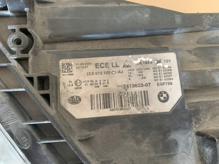 фото №12, Bmw 3 f30 f35 f31 2017 lci led перед левая