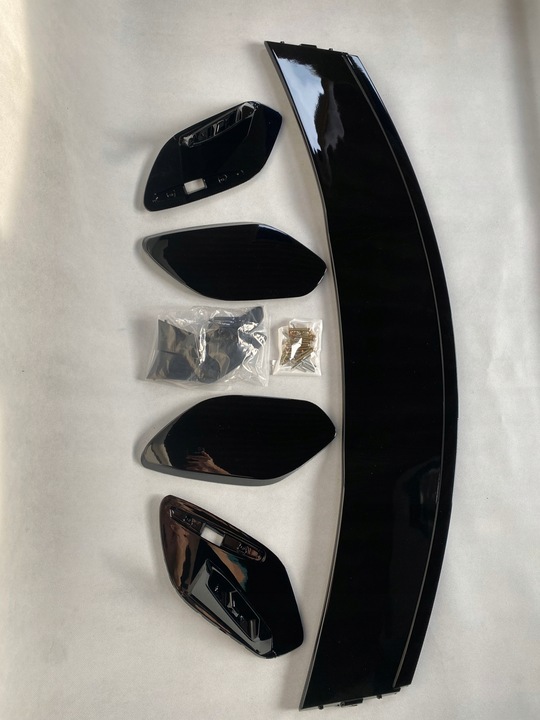 фото №14, Спойлер спойлер козирок mercedes a w177 a35 a45 чорний блиск