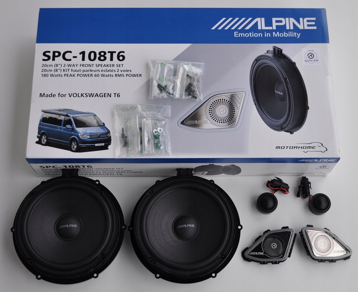 фото №13, Alpine spc-108t6 wspaniały звук volkswagen t6 transporter країна виробництва німеччина