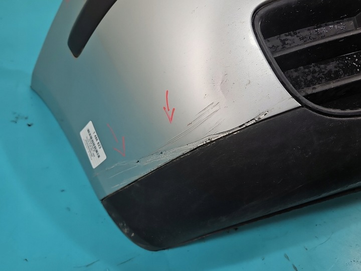 фото №10, Бампер перед vw polo iv 9n 01-05 срібний la7w