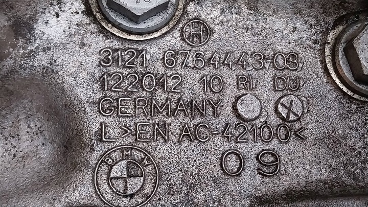 фото №6, Поворотный кулак ступица суппорт левый перед 6764443 bmw e90 e91 e92 e93 e81 e82 e87