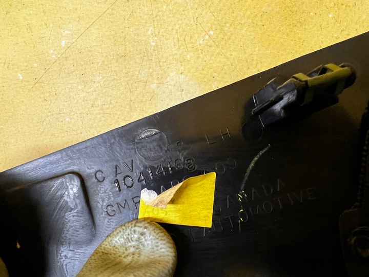 фото №4, Защита маскировочная накладка динамика зад левая chevrolet corvette c5 97-04