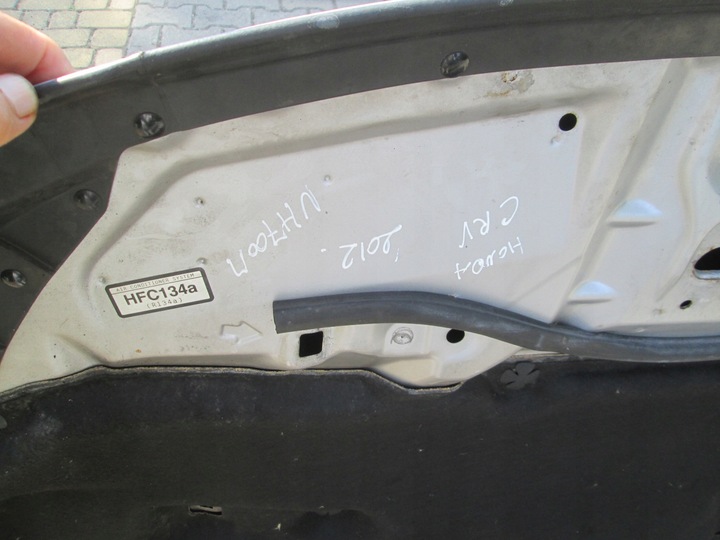 фото №10, Капот крышка двигателя honda crv iii 2010-12 рестайлинг nh700m defekty