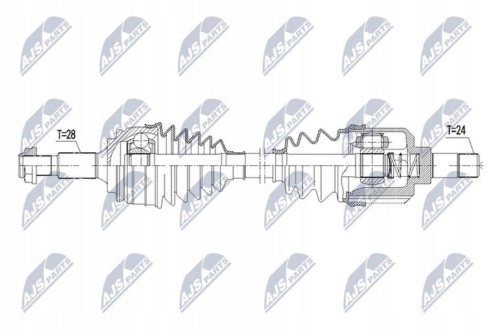фото №2, Nty npw-pe-021 полуось приводная