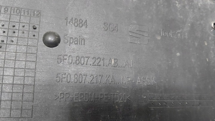 фото №10, Бампер перед передній seat leon iii 3 рестайлінг 5f0807221ab