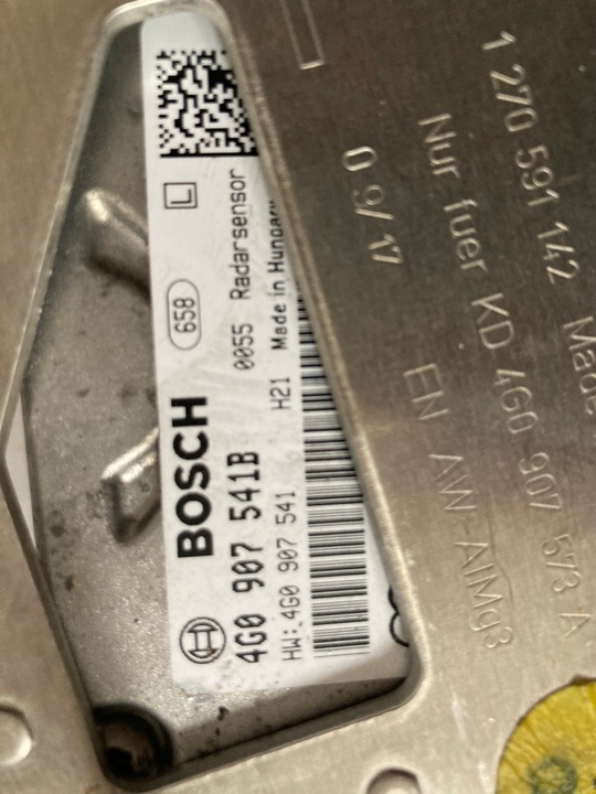 фото №5, Дистронік радар acc audi a6 4g a7 рестайлінг 4g0907541b