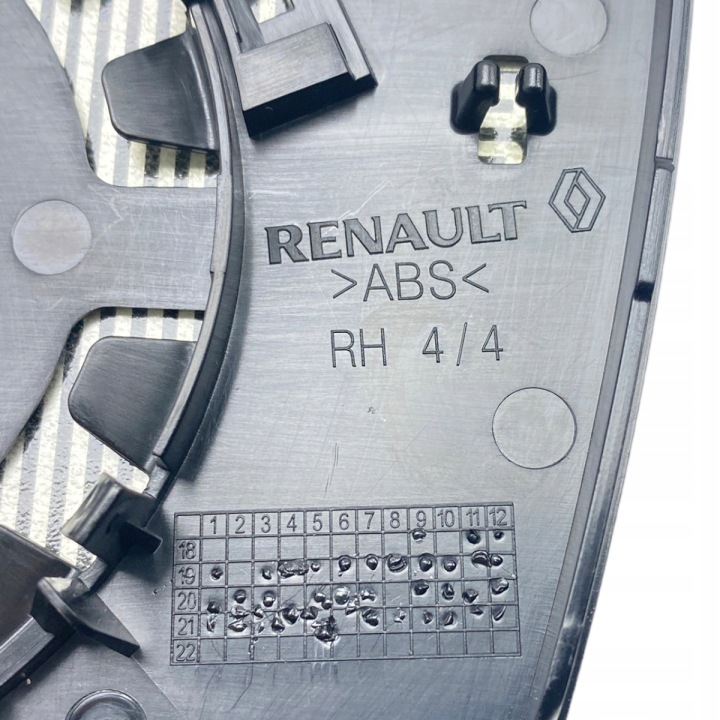 фото №16, Новий oem номер вкладка дзеркало праве renault clio v 963651460r