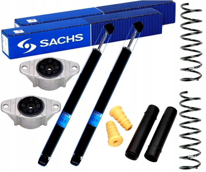 фото №1, Амортизаторы подушки отбойники пружины зад volvo c30 s40 ii v50 sachs