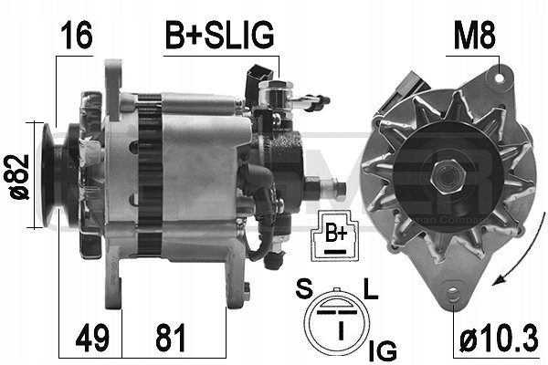 фото №2, Генератор era 209481a