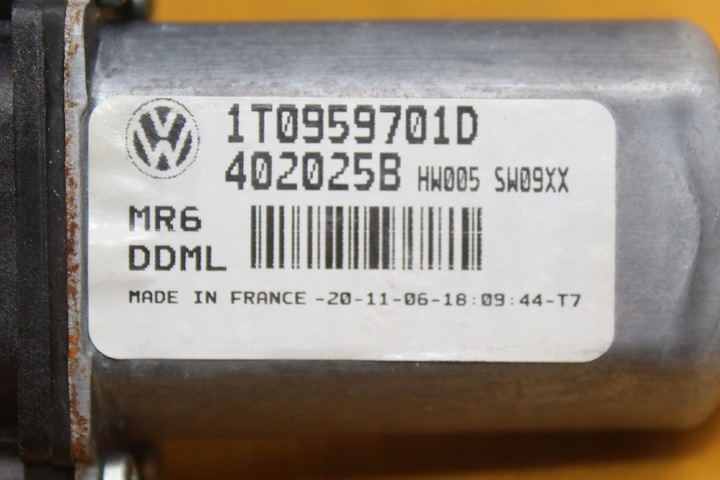 фото №12, Двигунчик блок керування скла лівий перед skoda octavia ii 1t0959701d 1k0959793j