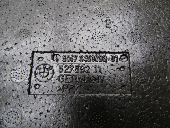 фото №8, Вкладка диски багажника пенополистирол bmw x3 e83 527582