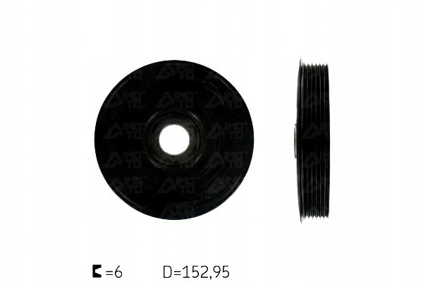 фото №2, Skf vkm 93307 колесо пасове, wał колінчастий