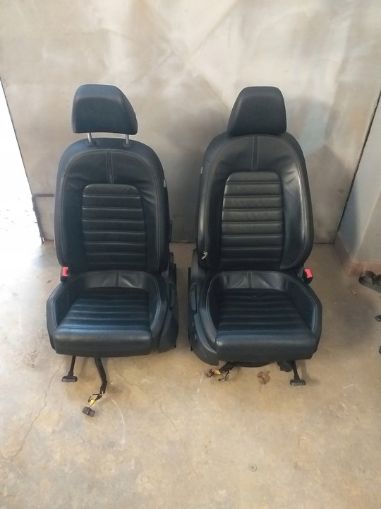 фото №9, Vw passat cc сиденья кожа чёрная память 2016r