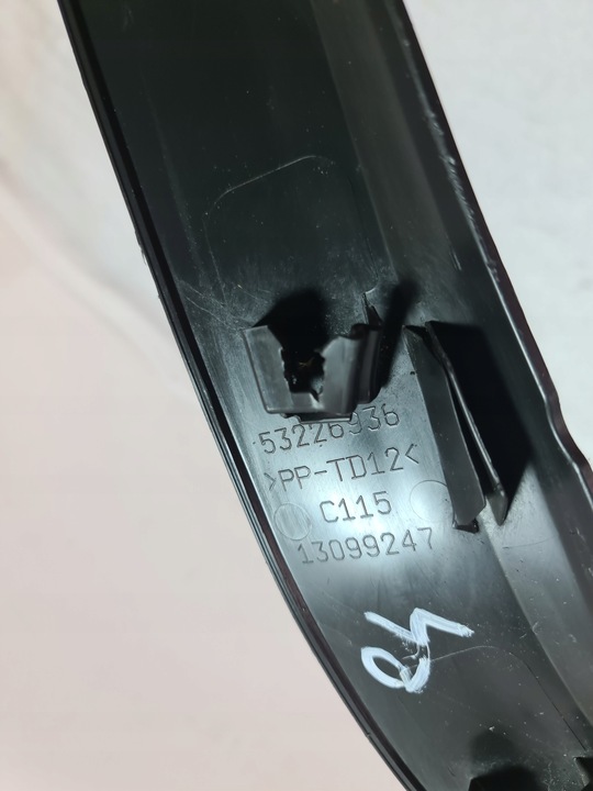 фото №10, Jeep compass ii 16-20 планка накладка крила права перед передня