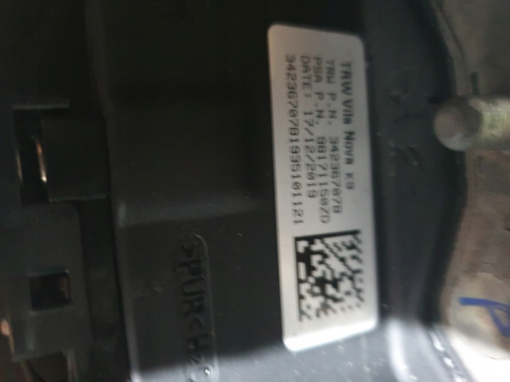 фото №7, Руль многофункциональная peugeot partner iv 2019 org 98171150zd идеальное состояние